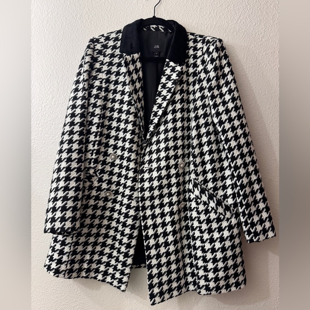 River Island | Houndstooth Blazer Women - Picture 4 of 7